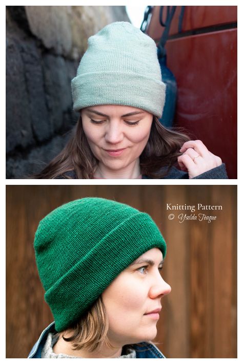 Swatchless Musselburgh Hat Knitting Pattern - Knitting Pattern Sport Weight Knitting Patterns, Musselburgh Hat Pattern, Musselburgh Hat Pattern Free, Musselburgh Hat, Fingering Weight Knitting Patterns, Sock Yarn Hat, Knit Beanie Pattern, Knitting Hats, Hat Patterns Free