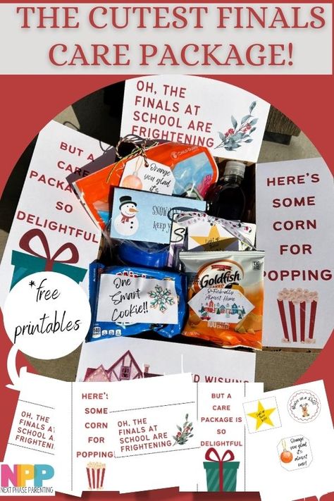 Finals Survival Kit College, Finals Care Package Ideas, College Finals Care Package, Finals Week Care Package, Finals Care Package, College Gift Boxes, Fall Care Package, Kids Care Package, College Survival Kit