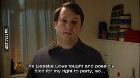 One of my favourite quotes.. Mark Corrigan, David Mitchell, Good Excuses, British Comedy, Beastie Boys, A Tv, Bones Funny, Make Me Smile, Favorite Quotes