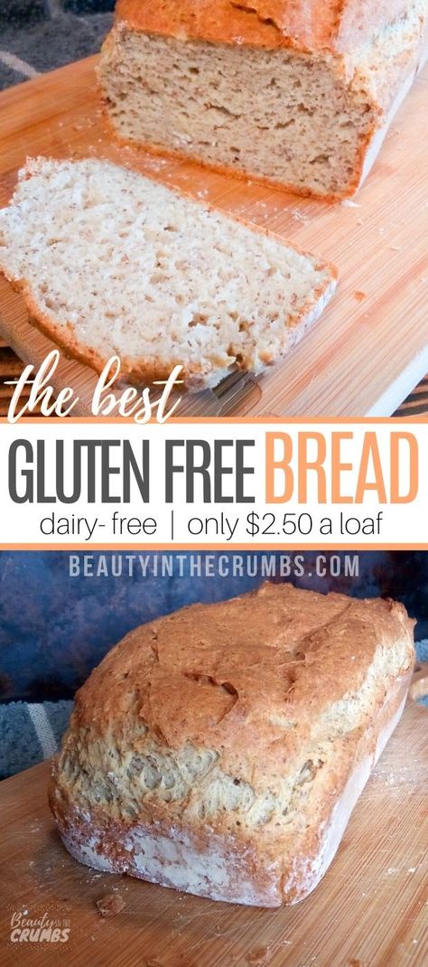 Cheap Gluten Free, Gluten Free Bread Recipe Easy, Gluten Free Sandwich, Gluten Free Bread Recipe, Dairy Free Bread, Homemade Gluten Free Bread, Gluten Free Sandwich Bread, Best Gluten Free Bread, Gluten Free Sandwiches