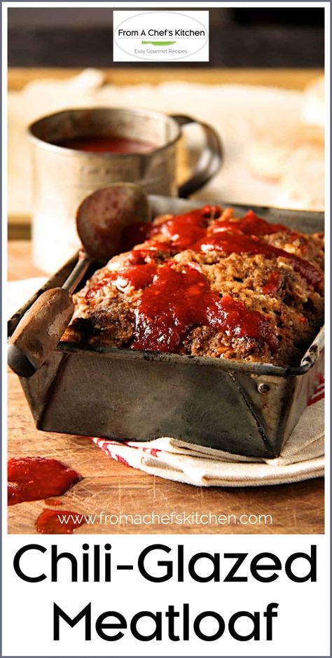 Chili-Glazed Meatloaf Recipe With Chili Sauce, Glazed Meatloaf, Sweet Red Chili Sauce, Meatloaf Topping, Best Ground Beef Recipes, Meatloaf Glaze, Crockpot Meatloaf, Meat Chili, Chili Sauce Recipe