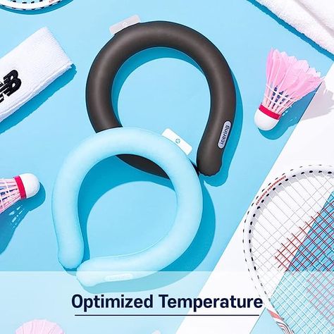 mpac+ Neck Cooler | Cooling Neck Wraps, Neck Cooling Tube - Personal Air Conditioner with Gel Ice Pack for Outdoor Activities, Work, and Hot Weather Relief, Summer, Freeze Below 64°F (Jumbo, Blue) Cooling Neck Wrap, Neck Coolers, Gel Ice Packs, Ice Pack, Neck Wrap, Hot Weather, Air Conditioner, Outdoor Activities, Gadgets