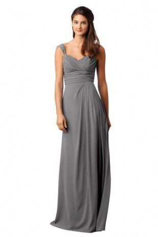 Love Grey Bridesmaid Dresses <3  :) Plum Bridesmaid Dresses, Groom And Groomsmen Attire, Grey Wedding, Grey Bridesmaid Dresses, Bridesmaid Dresses Plus Size, Gray Weddings, Coral Earrings, Grey Dress, Maid Dress