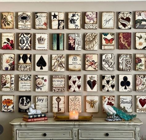 Sid Dickens Team on Instagram: “All these amazing displays of the Memory Blocks brings joy and happiness all around! Thank you for sharing your creations and progress with…” Sculptured Wall Art, Poker Ideas, Assemblage Art Collage, Memory Blocks, Iod Moulds, Ar Art, Tiles Diy, Memory Wall, Artistic Furniture