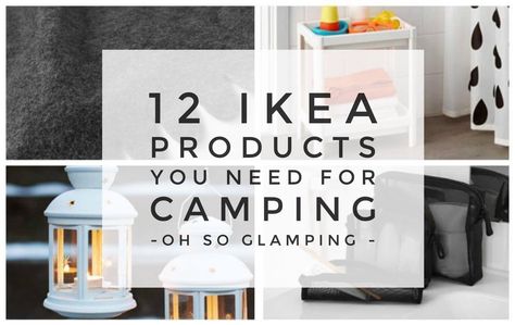 12 IKEA Products You Need For Camping – Oh So Glamping Ikea Camping, Camping Beds, Tent Camping Beds, Tents Camping Glamping, Yellowstone Camping, Camping Hacks Diy, Family Tent Camping, Camping Bed, Camping Checklist