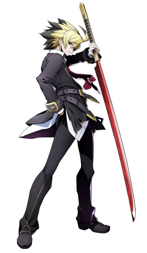 Hyde from BlazBlue: Cross Tag Battle Under Night In Birth, Blazblue Cross Tag Battle, Anime Battle, Battle Art, 다크 판타지, Anime Warrior, Game Character Design, Male Character, Character Design Male