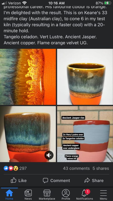 Tangelo Glaze Combinations, Orange Glaze Combinations, Yellow Glaze Combinations, Pottery Decoration, Ceramic Glazing, Glazing Ideas, Glaze Combinations, Glaze Combos, Amaco Glazes