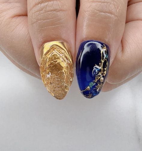 🔹Golden Hour ✨ Gaudi inspired custom design for my client off to Spain ✨ The thumb is a cathedral door I tried 🙈 #nails2inspire #naildesign #3dnails #nailinspo #frenchnails #trendynails #fallnails #chromenails #goldnails #gaudinails #apresgelx #gelxinspo #nailart #almondnails Cathedral Door, Chrome Nails, Gold Nails, 3d Nails, Almond Nails, Trendy Nails, French Nails, Golden Hour, Nail Inspo