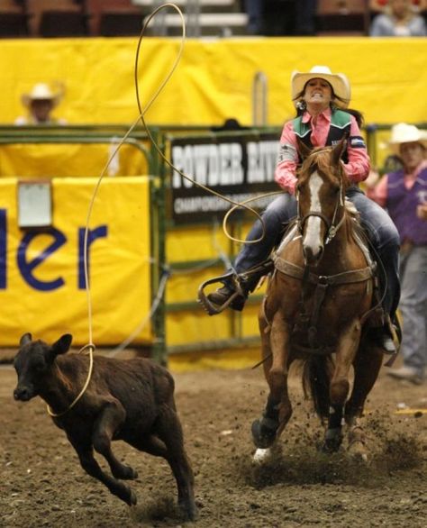 Tiada Gray ropes her calf despite having a broken fibula Thursday, June 13, 2013 during the third performance of the College National Finals Rodeo at the Casper Events Center. Description from trib.com. I searched for this on bing.com/images Broken Fibula, Goat Tying, Breakaway Roping, College Finals, National Finals Rodeo, Events Center, Broken Leg, Cowboy And Cowgirl, College Life