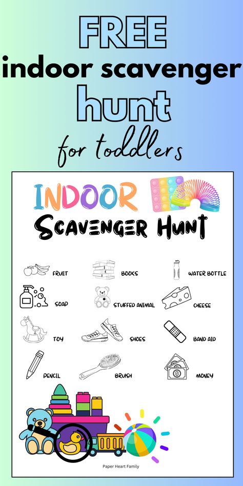 7 Toddler Scavenger Hunt Printables For At Home | Toddler Scavenger Hunt Indoor, Scavenger Hunt With Pictures, Scavenger Hunt For Toddlers, Toddler Scavenger Hunt, Keep Toddlers Busy, Indoor Scavenger Hunt, Scavenger Hunt Ideas, Nature Hunt, Indoor Activities For Toddlers