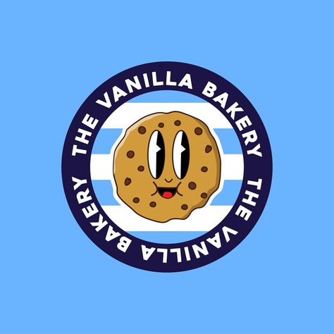 The Vanilla Bakery remake Retro cookie mascot design and illustration _______ #graphicdesign #brandidentity #mascotdesign Cookie Mascot, Design And Illustration, Mascot Design, Brand Identity, Vanilla, Graphic Design, Design