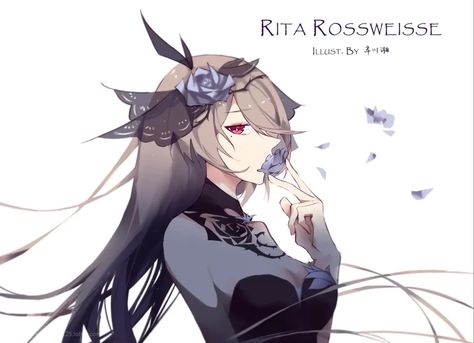 Fallen Rosemary, Rita Rossweisse, Honkai Impact 3rd, Waifu Material, Honkai Impact, Ship Art, Mobile Game, An Anime, Manga Girl