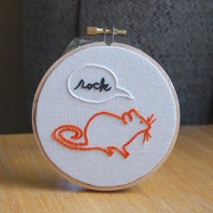 Rat Embroidery Pattern, Rat Embroidery, Small Rat, Craft Embroidery, Rat Cage, Embroidery Gifts, Fine Craft, Beaded Animals, Christmas Embroidery