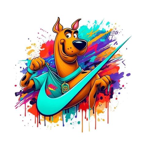 Nike Cartoon, Scooby Doo Pictures, Scooby Doo Images, Scorpio Girl, Sublimation Ideas Projects Inspiration, Cartoon Character Tattoos, Cartoon Artwork, Karakter Disney, Print Design Art