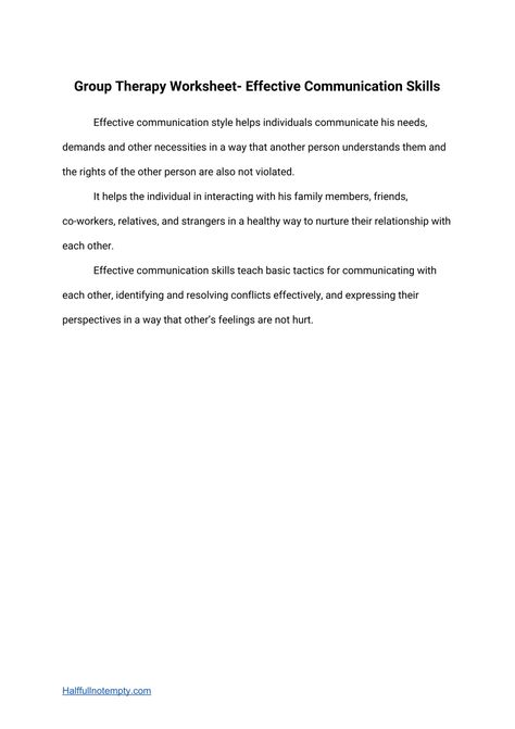 Group Therapy Discussion Topics, Mindfulness Group Therapy, Group Therapy Check In Questions, Relationship Group Therapy, Conflict Resolution Group Therapy, Family Therapy Worksheets, Assertive Communication, Radical Acceptance, Effective Communication Skills