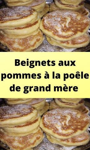 Beignets aux pommes à la poêle de grand-mère Desserts With Biscuits, Fried Apples, Waffle Recipes, Beignets, Fruit Desserts, Apple Recipes, Grasses, Dessert Recipes Easy, Sweet Recipes