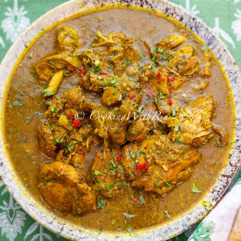 Trinidad Curry Chicken - Trinidad Curry Chicken, Trinidad Curry, Trini Recipes, Chicken Roti, Trinidad Recipes, Clean Chicken, Trini Food, Curry Chicken Recipes, Interesting Food