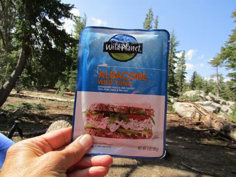 Wild Planet tuna packets for backpacking | Inga's Adventures Tuna Packet Recipes, Backpacking Lunch, Tuna Packets, Canned Seafood, Sustainable Fishing, Albacore Tuna, Monterey Bay Aquarium, Tuna Fish, Tuna Recipes