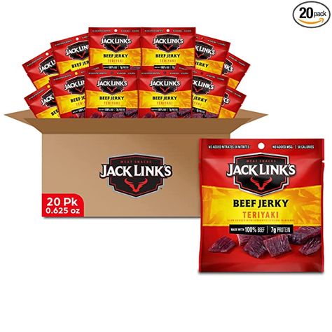 Beef Jerky Teriyaki, Teriyaki Beef Jerky, Teriyaki Beef, Protein Packed Snacks, Meat Snacks, Snack Video, Snack Packs, Beef Jerky, School Snacks