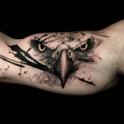 Tattoos Arm Mann, Bicep Tattoo Men, Inner Arm Tattoos, Inner Bicep Tattoo, Eagle Face, Inner Arm Tattoo, Polynesian Tattoos, Bicep Tattoo, Eagle Tattoos