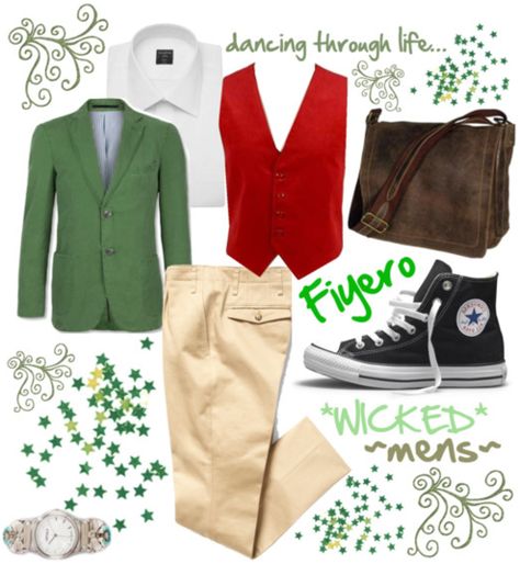 Fiyero inspired mens outfit from Wicked. Fiyero Wicked Costume, Broadway Show Outfit, Theatre Outfit, Wicked Costumes, Wicked Musical, Broadway Costumes, Diy For Men, Fandom Fashion, Movies Outfit