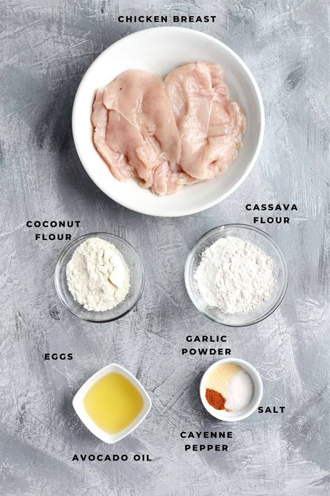 Whole30 Chicken, Chicken Cutlet, Flour Alternatives, Paleo Chicken, Gluten Free Chicken, Chicken Cutlets, Gluten Free Pasta, Breaded Chicken, Coconut Flour