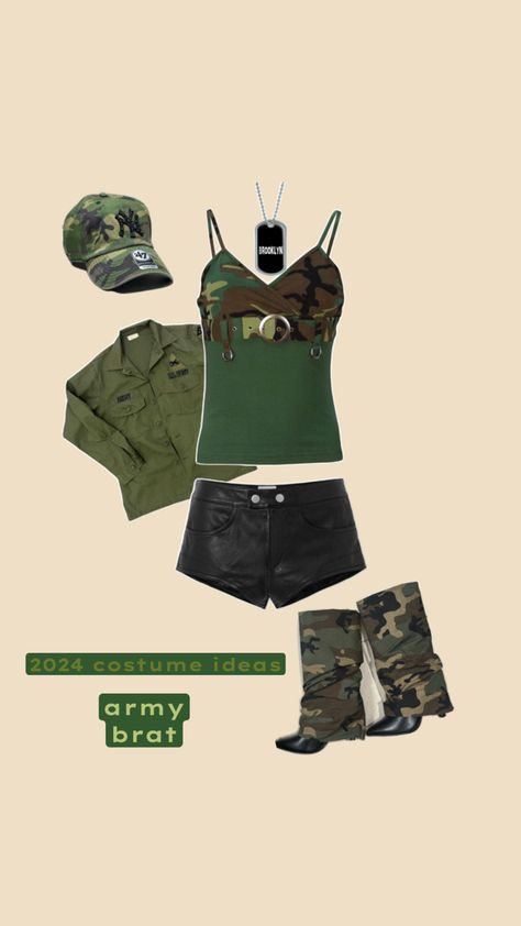 Brat Costume, Army Halloween Costumes, Army Brat, Halloween Costume, Halloween