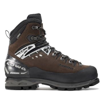 Lowa Mountain Expert GTX Evo Mountaineering Shoes - Men's 2100294599-BRNBLK-8.5 US , 33% Off with Free S&H — CampSaver Lowa Boots, Shoe Station, Adventure Boots, Mens Hiking Boots, Mountaineering Boots, Tactical Clothing, Hunting Boots, Mens Boots Fashion, Mens Leather Boots