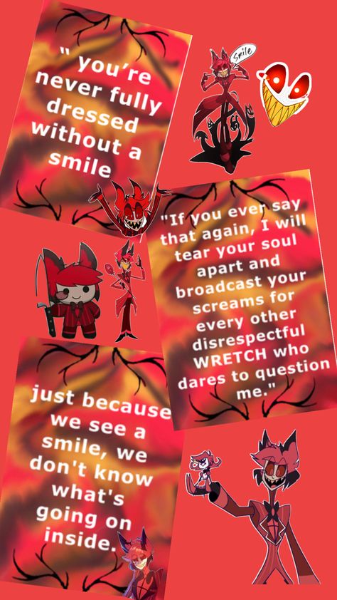 Quote’s wallpaper Hazbin Hotel Quotes, Hotel Quotes, Alastor The Radio Demon, The Radio Demon, S Wallpaper, Radio Demon, Say That Again, Boss Quotes, Hazbin Hotel