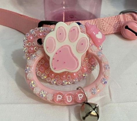 Deco Paci, Pet Regression, Bling Pacifier, Puppy Time, Pet Spaces, Puppy Play, Kittens Playing, Baby Puppies, Little Puppies