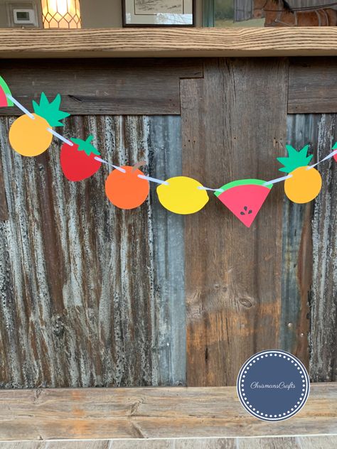 Fruits Board Decoration, Fruit Themed Decorations, Mango Theme Party Decoration, Fruit Themed Classroom Decor, Fruit Classroom, Fruit Party Decorations, Stall Decorations, Deco Fruit, Fruit Birthday Party