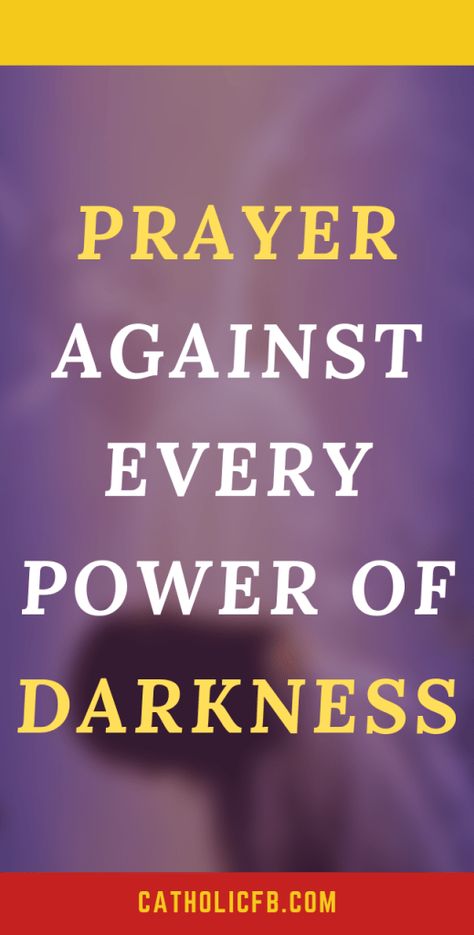 Protection Prayer against Every Power of Darkness! | JESUS and MARY Prayer Against The Enemy, Powerful Prayers For Protection, Power Of Darkness, Pray Everyday, Protection Prayer, The Full Armor Of God, Belt Of Truth, Worship Quotes, Full Armor Of God