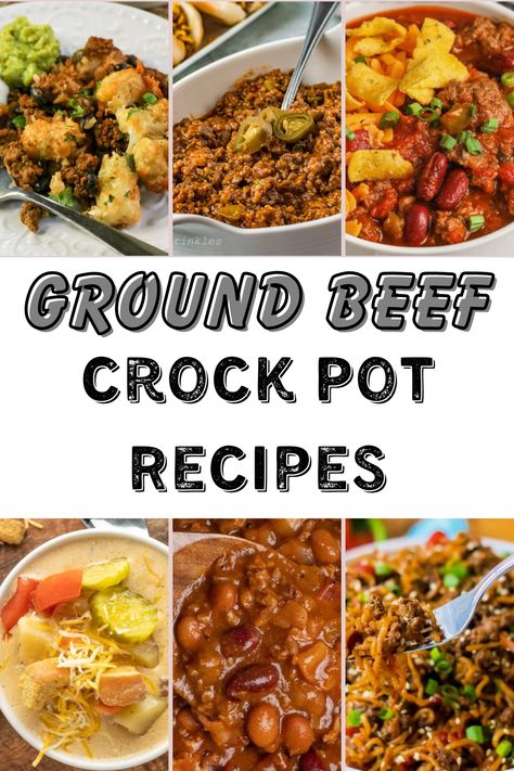 Ground Beef Recipes For Crockpot, Ground Beef In Crock Pot, Ground Beef Crock Pot Recipes, Ground Beef Crock Pot, Beef Crock Pot Recipes, Crock Pot Ground Beef, Healthy Recipes With Ground Beef, Beef Crock Pot, Hosting Recipes