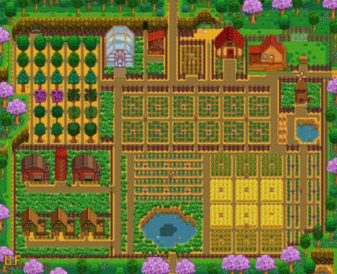 #greenhousedesignlayout Coop Layout, Stardew Valley Farm, Stardew Farms, Greenhouse Design, Stardew Valley Layout, Farming Guide, Stardew Valley Tips, Stardew Valley Farms, Green House Design