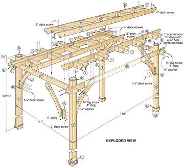 PDF Plans Pergola Building Designs Download double loft bunk bed plans – macho10zst Carport Modern, Pergola Plans Design, Bunk Bed Plans, Cheap Pergola, Loft Bunk Beds, Pergola Swing, Building A Pergola, Metal Pergola, Wooden Pergola