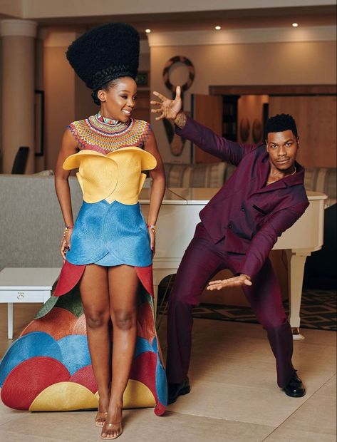 Women King South African Permiere Thuso Mbedu, Women King, South African Celebrities, Woman King, No Time For Me, John Boyega, People Of Interest, Fashion Couple, Celebrity Couples