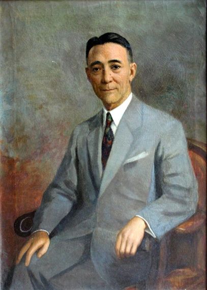 Fernando Amorsolo - Portrait of a Gentleman 1954 Fernando Amorsolo Picture, Fernando Amorsolo, Filipino Clothing, Filipino Art, Philippine Art, Filipino Culture, History Painting, Portrait Paintings, Painting People