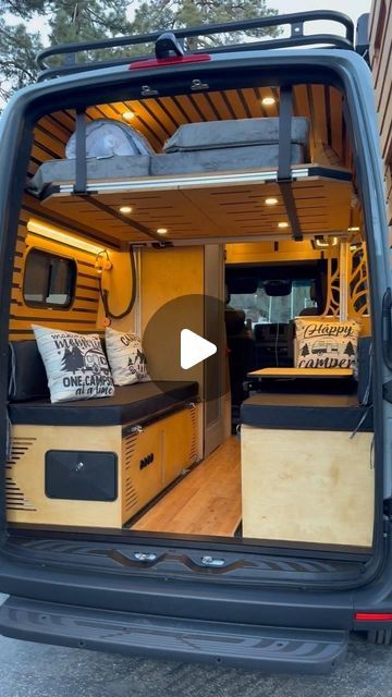 Van Ideas Bedroom, Camper Van Sleeps 4, Van Into Camper Ideas, Camping Van Ideas, Van Bed Ideas, Homemade Camper Van, Camper Bed Ideas, Van Conversion Ideas Layout, Camper Van Ideas