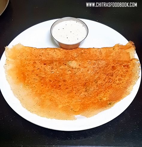 Recipe With Rice Flour, Wheat Dosa, Instant Dosa Recipe, Recipe With Rice, North Indian Recipes, Easy Autumn Recipes, Dosa Recipe, Coconut Chutney, Indian Breakfast