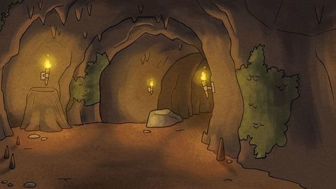 Goblin Cave, Cartoon Background, Cartoon Art, Art Reference, Art