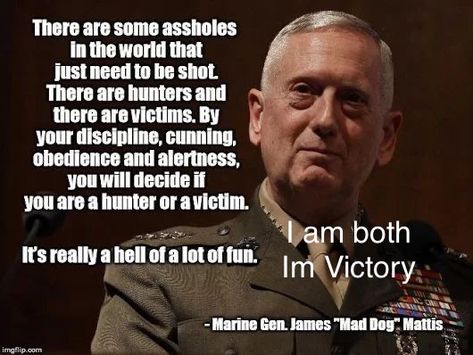 Mad Dog Mattis Quotes, Marine Corps Quotes, Marine Quotes, Quotes Freedom, Military Life Quotes, Marine Corps Humor, Usmc Quotes, Military Jokes, James Mattis