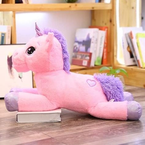 PRICES MAY VARY. ✅Bring Magic to Life with a Plush Unicorn This 120cm large plush unicorn is designed for those who dream big. Crafted with ultra-soft materials, it’s the perfect cuddly companion for relaxation, decoration, or as a thoughtful gift for special occasions. Whether lounging on the couch or adding charm to your space, this unicorn is a must-have. ✅Luxury Feel with Super-Soft Fabric Made with high-quality, premium plush fabric, this unicorn offers unmatched softness and comfort. Its durable construction ensures it stays fluffy and huggable for years, making it ideal for cozy moments or as a decorative addition to any room. ✅Perfect Gift for Any Occasion Delight someone special with this unique unicorn. Its elegant design and large size make it a standout gift for birthdays, anni Nella The Princess Knight, Nursery Stuffed Animals, Plushies Kawaii, Christmas Baby Clothes, Sweet Monkey, Unicorn Plushies, Pig Stuffed Animal, Giant Stuffed Animals, Old Teddy Bears