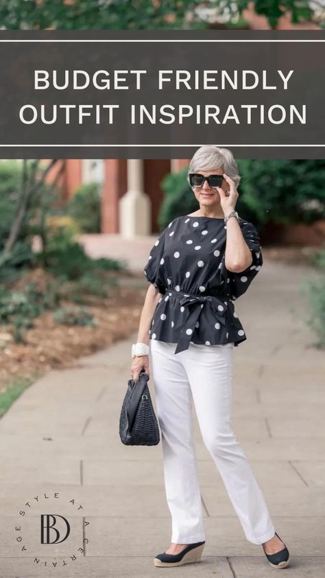 Who says style can't be affordable?!

How to shop this post:

https://liketk.it/3GCA0 60 Year Old Woman, Style At A Certain Age, Angel Design, Neutral Outfits, Queen Outfit, Over 60 Fashion, Casual Chique, 50s Style, American Fashion Designers