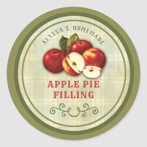 Apple Printable, Homemade Labels, Canning 101, Homemade Apple Pie Filling, Canning Labels, Apple Pie Filling, Fruit Preserves, Homemade Apple Pies, Home Canning