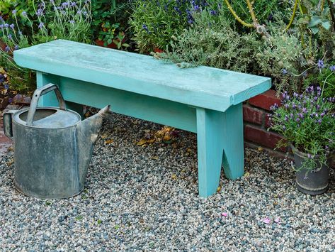 Rustic Outdoor Benches, Garden Bench Plans, Diy Bank, Wood Bench Outdoor, Diy Wood Bench, Garden Bench Diy, Outdoor Garden Bench, Garden Tool Shed, Backyard Buildings