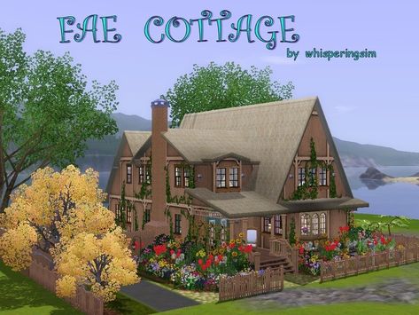 Sims 3 Cottage House, Fae Cottage, Little Cottage, The Sims Resource, Sims Resource, Sims 3, The Sims, Cottage, House Styles