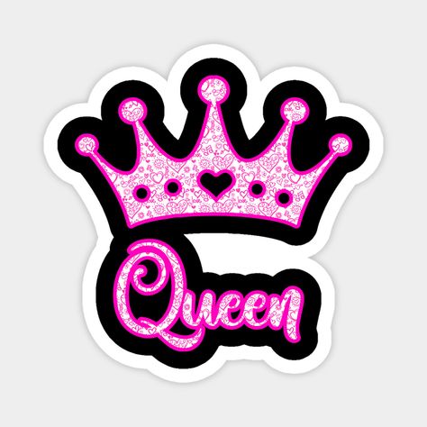 Crown Sticker, Clothing Stickers, Love Rose Flower, Crown Queen, American Flag Wallpaper, Queens Wallpaper, Chanel Nails, Stickers Design, Sunflower Wallpaper