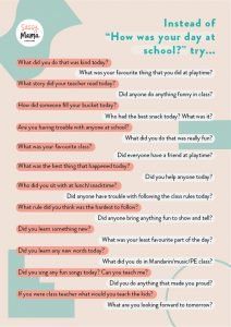 Don't Ask Your Kid "How Was Your Day?" You'll Get More Info if You Ask This How To Answer How Was Your Day, How Was Your Day Answers, Questions To Ask Kids, Gym For Kids, Brain Gym For Kids, All About Me Preschool, Class Rules, Fun Questions, Parenting Knowledge