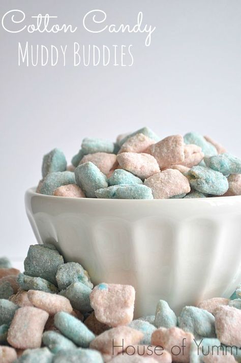 Puppy Chow Crispix Recipe, Puppy Chow Halloween, Cotton Candy Recipe, Chex Mix Recipes Original, House Of Yumm, Puppy Chow Christmas, Puppy Chow Chex Mix Recipe, Chex Mix Puppy Chow, Chex Party Mix