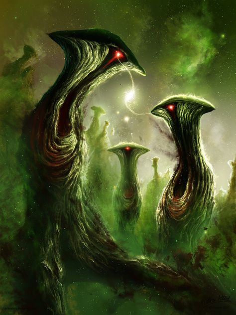 . Horror Cosmico, Lovecraft Art, Lovecraftian Horror, Dark Creatures, Eldritch Horror, Heroic Fantasy, Cthulhu Mythos, Cosmic Horror, H P Lovecraft